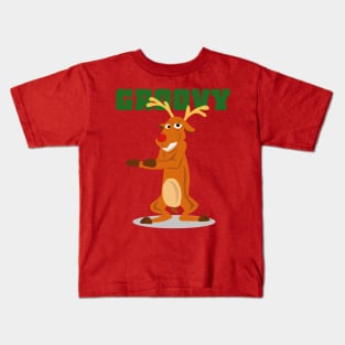 funny design elk Kids T-Shirt